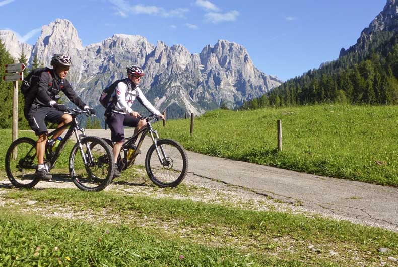 Escursioni in bici a San Martino di Castrozza